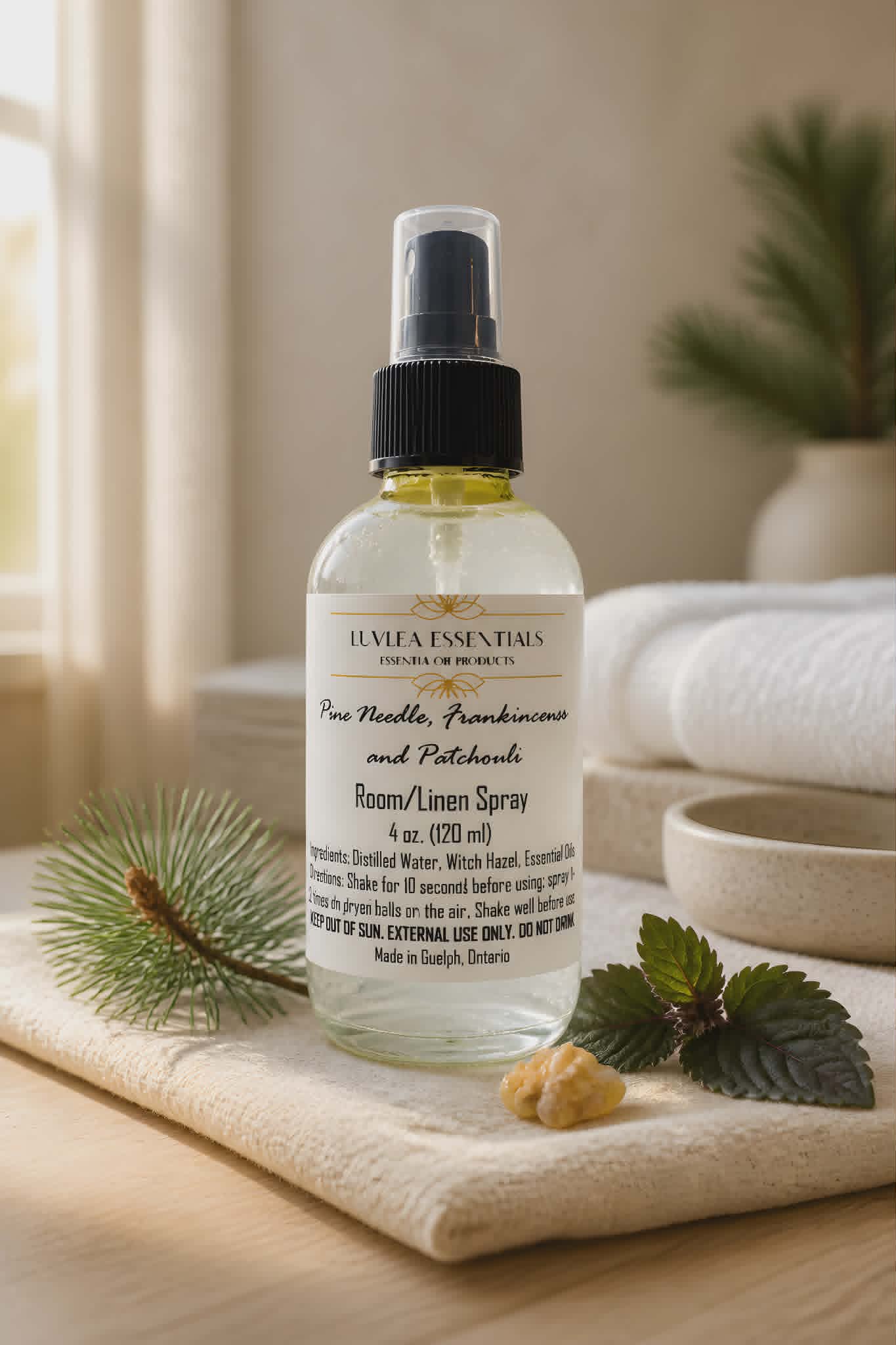 Linen Sprays 4oz Glass Bottles