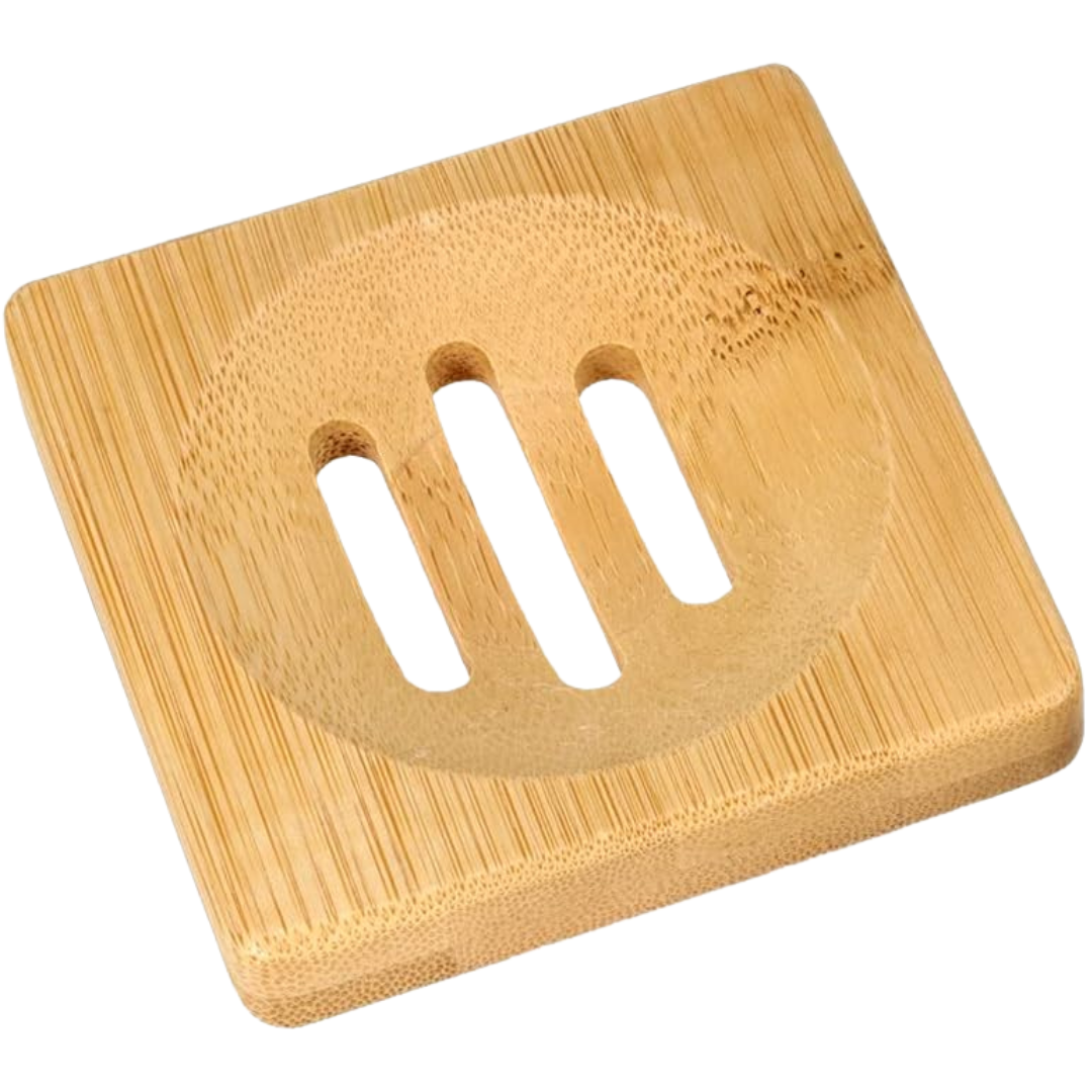 Shower Steamer Bamboo Puck Holder Dish