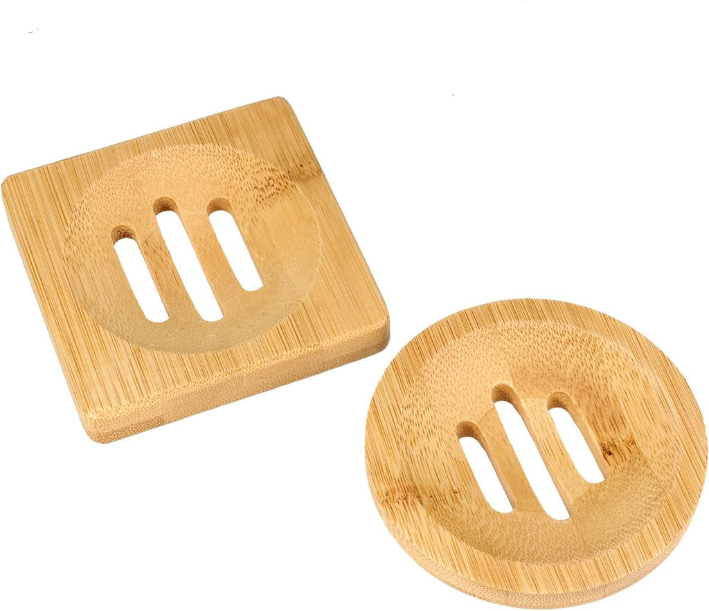 Shower Steamer Bamboo Puck Holder Dish