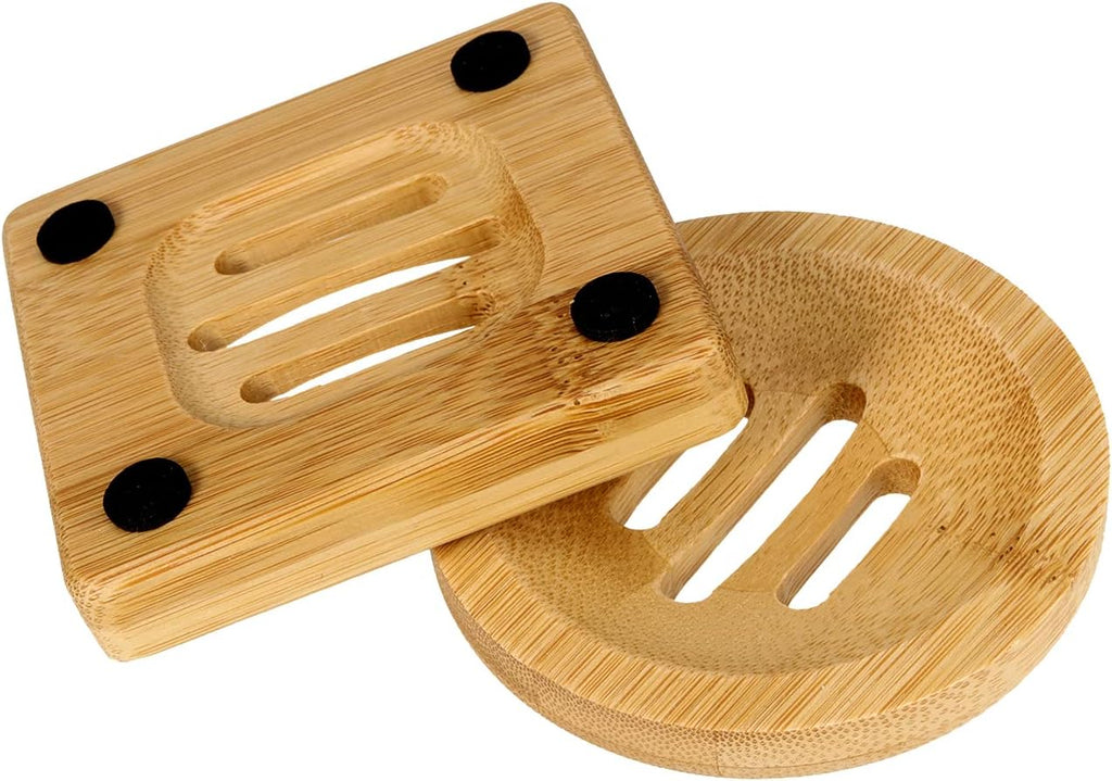 Shower Steamer Bamboo Puck Holder Dish